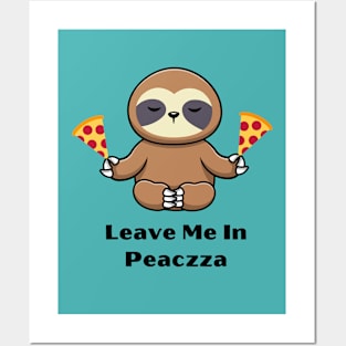 Pizza Sloth Posters and Art